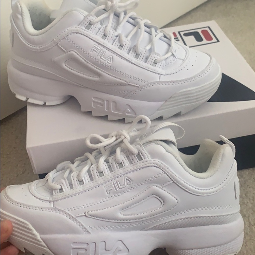 White Fila Shoes